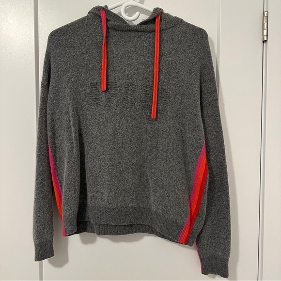 Krimson Klover Grey Apres Ski Cashmere Wool Blend Sweater Size Large Womens - Picture 1 of 10